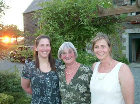 Claire with Mum & Sis