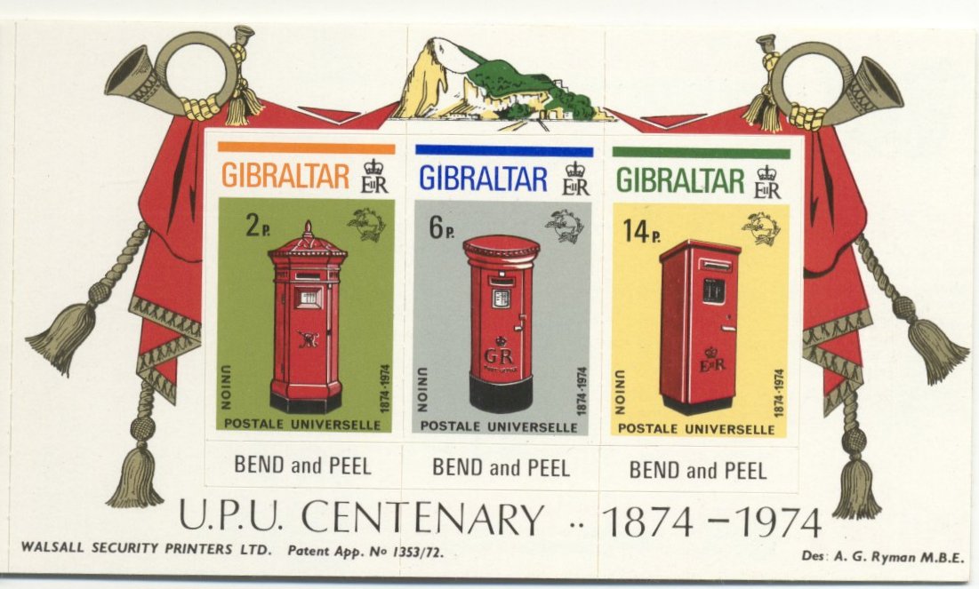 Gibraltar booklet pane